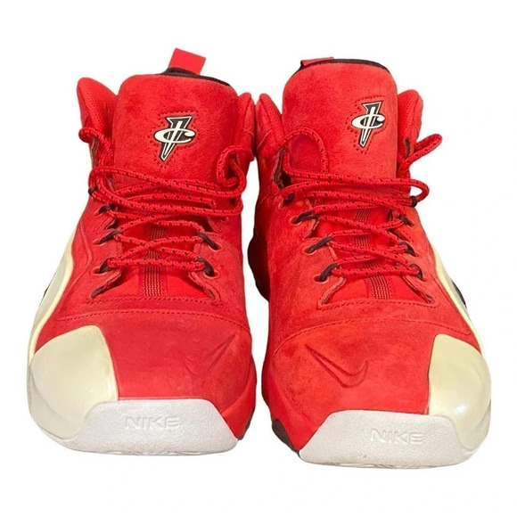 Nike Air Zoom Penny 6 University Mens US 8.5 Red White Black I Am One Sneakers - Picture 2 of 11